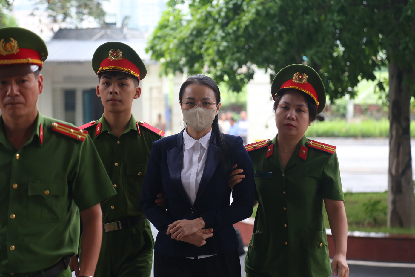 Bị cáo Hương Trần Kiều Dung.