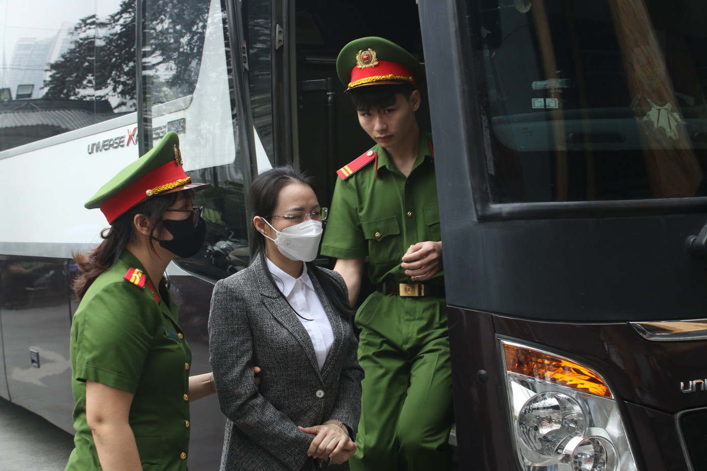 Bị cáo Hương Trần Kiều Dung, Phó chủ tịch thường trực Tập đoàn FLC.