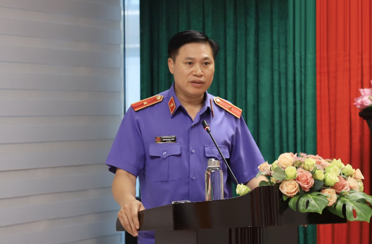 Ông Nguyễn Đức Bằng, Thủ trưởng Cơ quan điều tra Viện Kiểm sát nhân dân Tối cao phát biểu tại hội nghị. Ông Nguyễn Đức Bằng, Thủ trưởng Cơ quan điều tra Viện Kiểm sát nhân dân Tối cao phát biểu tại hội nghị.