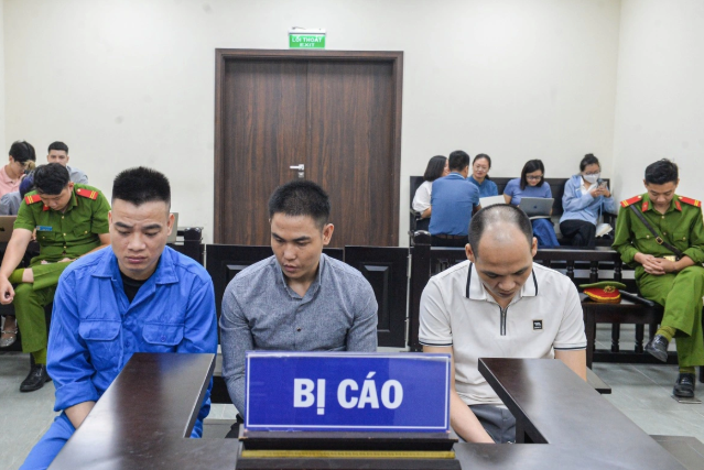 Các bị cáo trong vụ án.