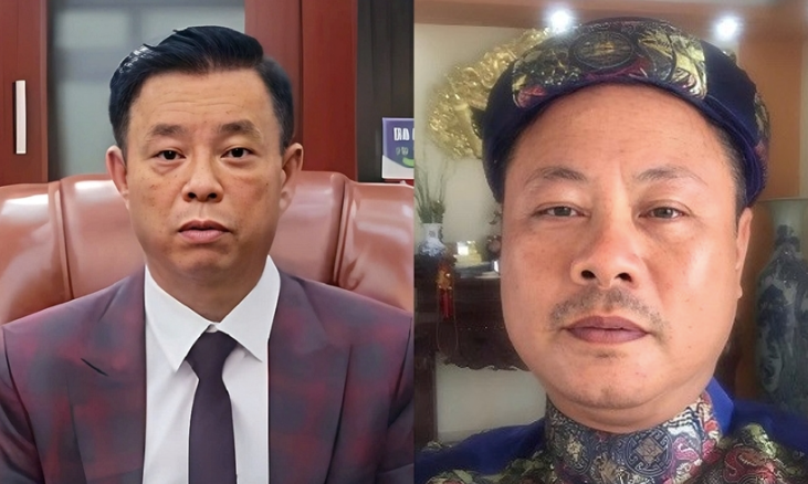 Bị can Phạm Văn Cách và Nguyễn Mạnh Quyền.