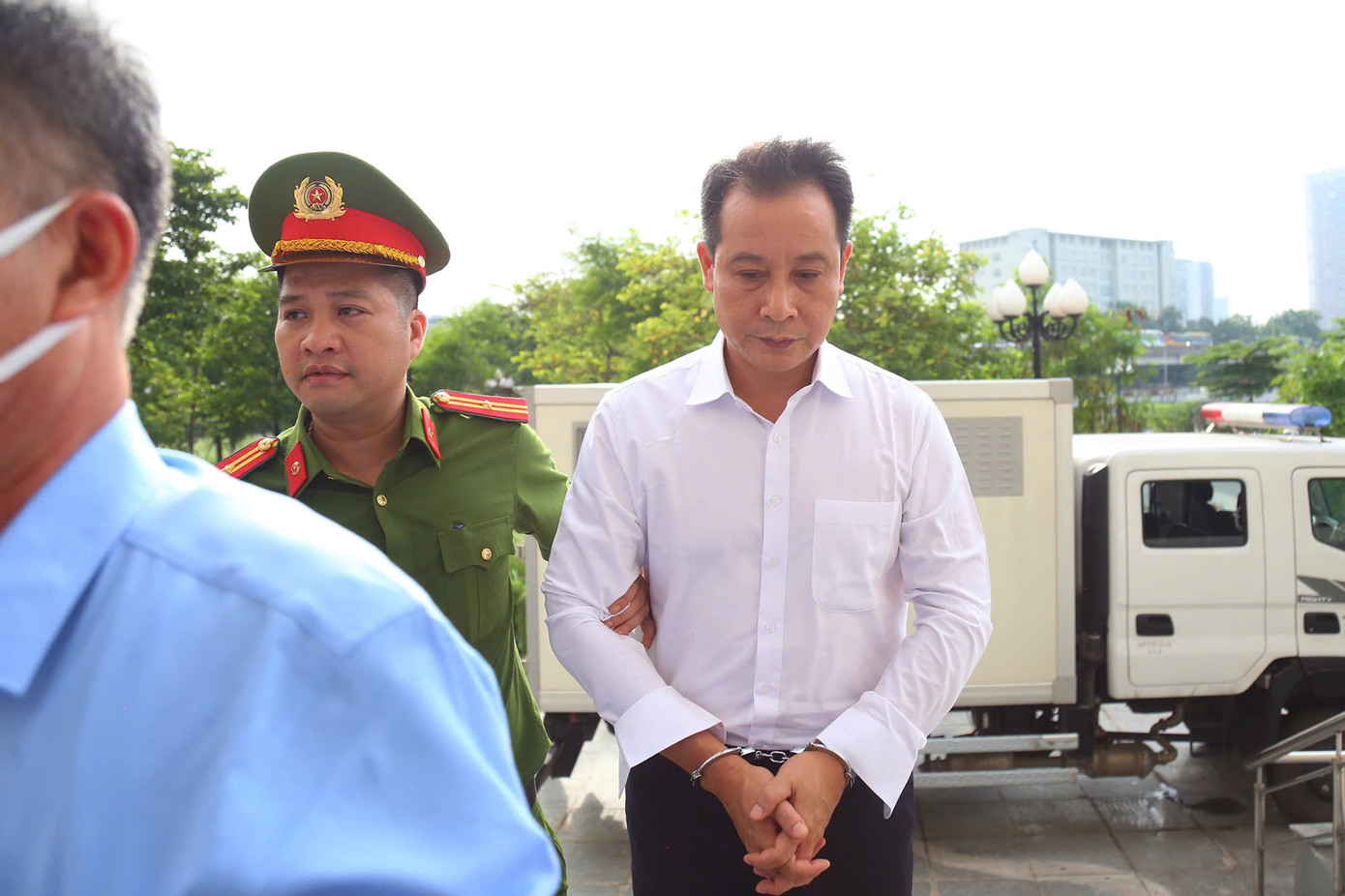 Bị cáo Phạm Hoàng Anh, cựu Phó bí thư thường trực Tỉnh ủy Vĩnh Phúc. Bị cáo Phạm Hoàng Anh, cựu Phó bí thư thường trực Tỉnh ủy Vĩnh Phúc.