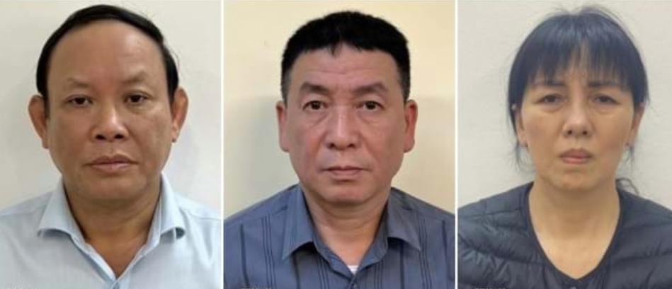 Một số bị can trong vụ án. Một số bị can trong vụ án.