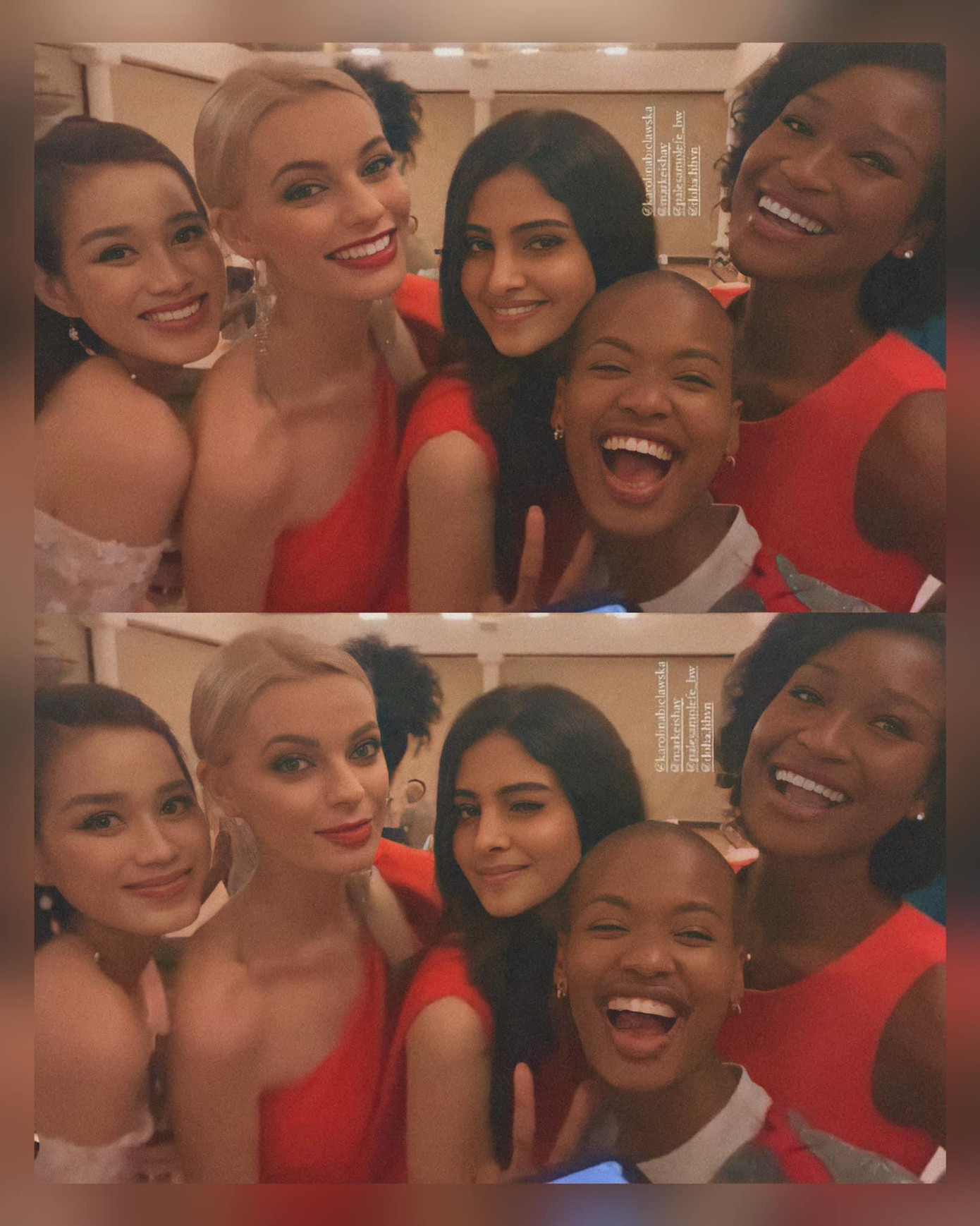 Các cô gái đều rất hào hứng chuẩn bị nhập cuộc tại Miss World 2021.