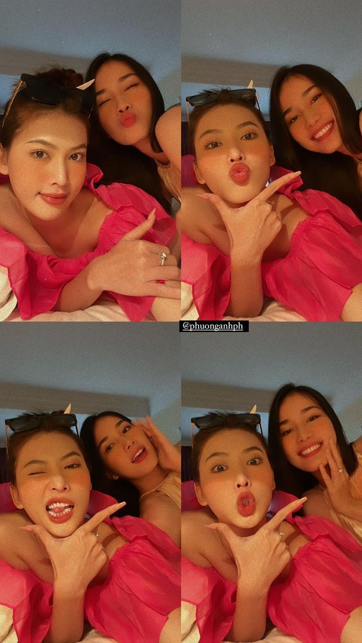 Liên hoan phim Việt Nam lần thứ 22 được tổ chức ở Huế cũng đúng vào dịp tròn 1 năm cuộc thi Hoa hậu Việt Nam 2020 và đánh dấu việc Phương Anh, Ngọc Thảo giành được danh hiệu Á hậu cao quý. Hội ngộ trong dịp đặc biệt này, Phương Anh và Ngọc Thảo không quên nhắn gửi tới Hoa hậu Đỗ Thị Hà tại Puerto Rico xa xôi sẽ gặp thật nhiều may mắn và mang về vinh quang cho Việt Nam tại cuộc thi Miss World 2021.