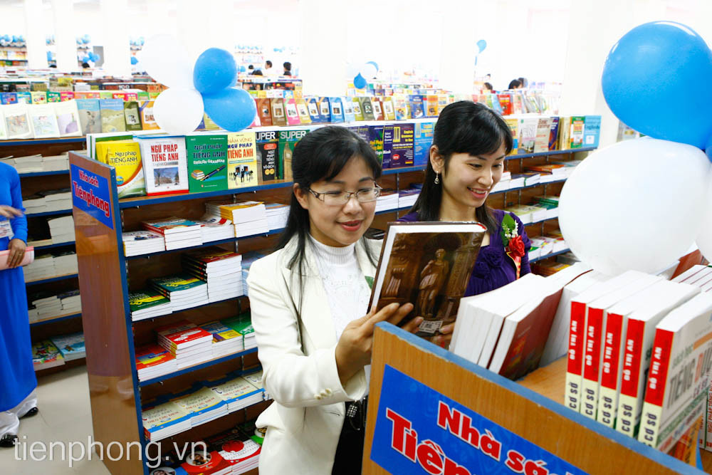 Nhà sách Tiền Phong nhận được sự quan tâm đặc biệt của bạn đọc.