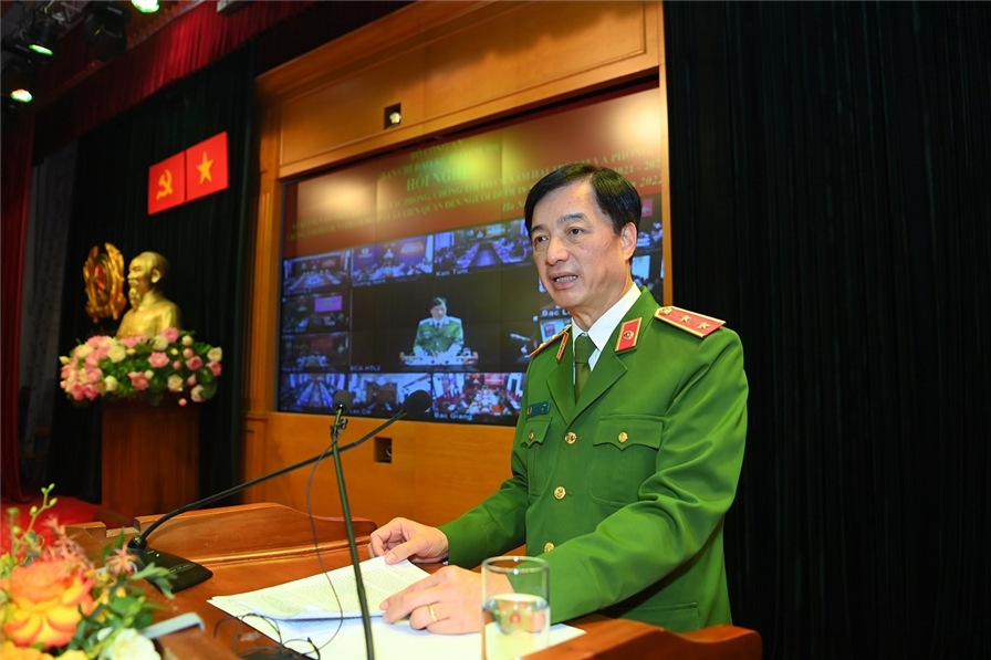 Thứ trưởng Nguyễn Duy Ngọc phát biểu tại hội nghị.