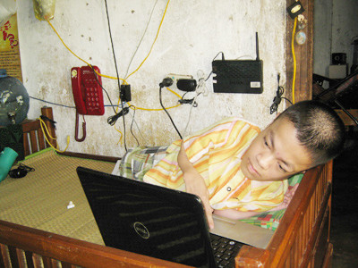 Tùng mơ ước thành lập trình viên máy tính