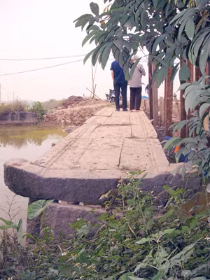 Rất may, cầu đá Đồng Cống được cứu kịp thời