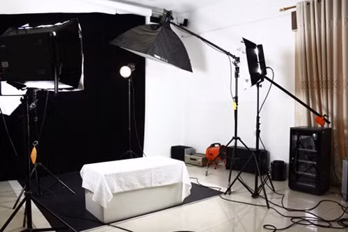 Phòng studio dành cho niềm đam mê khác là nhiếp ảnh
