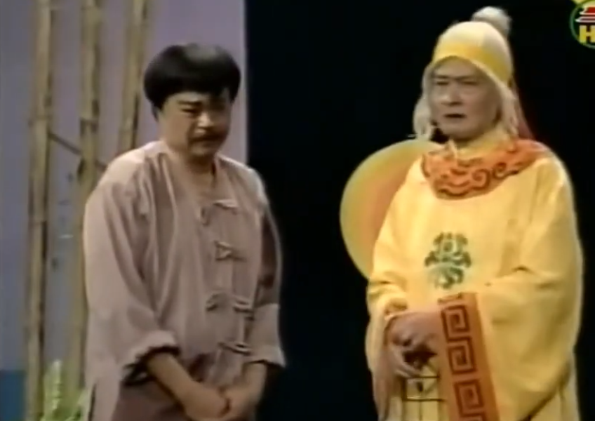 NSND Trọng Khôi và NSND Trần Tiến trong Hồn Trương Ba da hàng thịt. Ảnh: CMH. NSND Trọng Khôi và NSND Trần Tiến trong Hồn Trương Ba da hàng thịt. Ảnh: CMH.