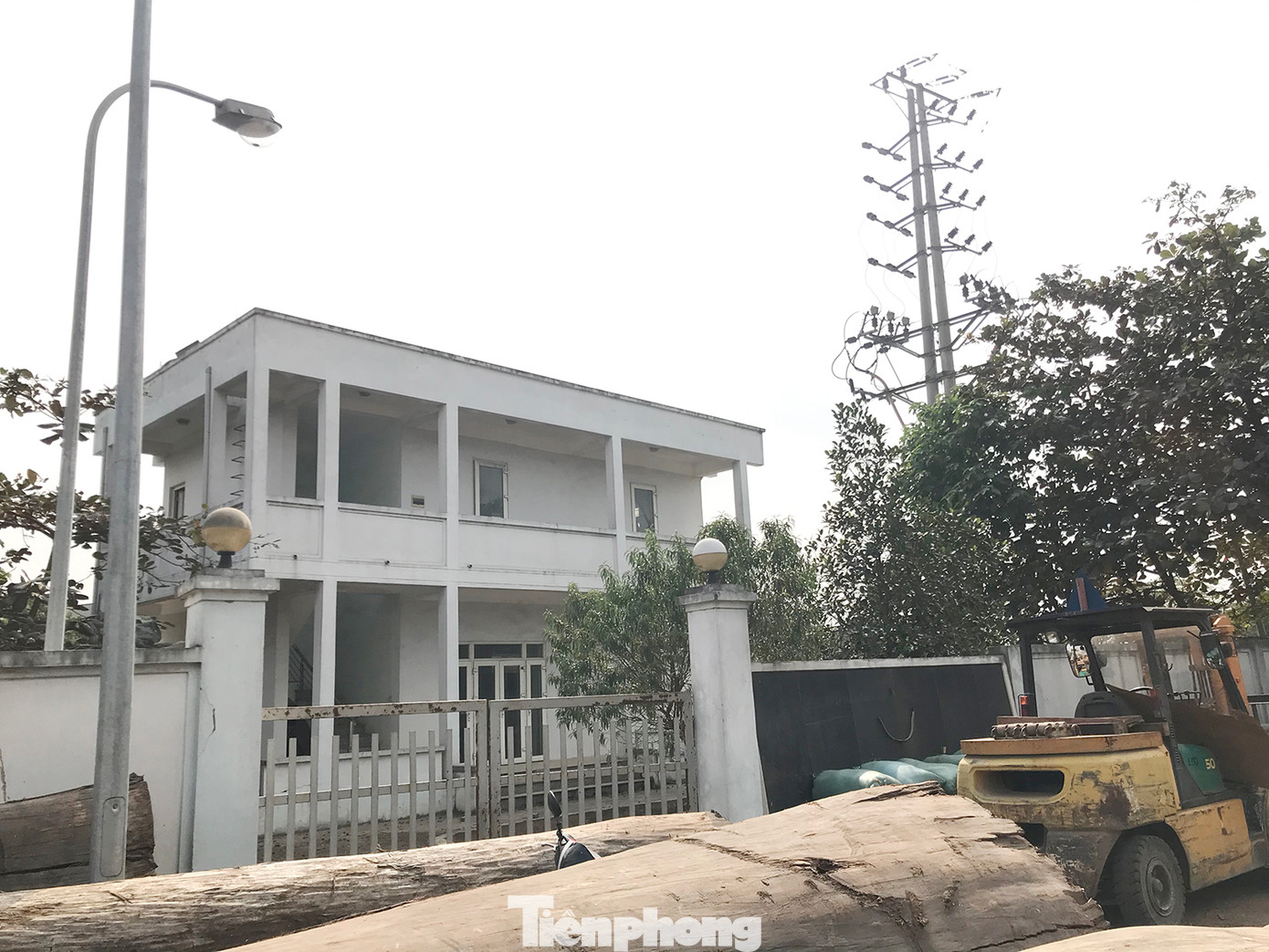 Trạm xử lý nước thải cụm công nghiệp Liên Hà (Đan Phượng) hiện không hoạt động. Ảnh: Trường Phong