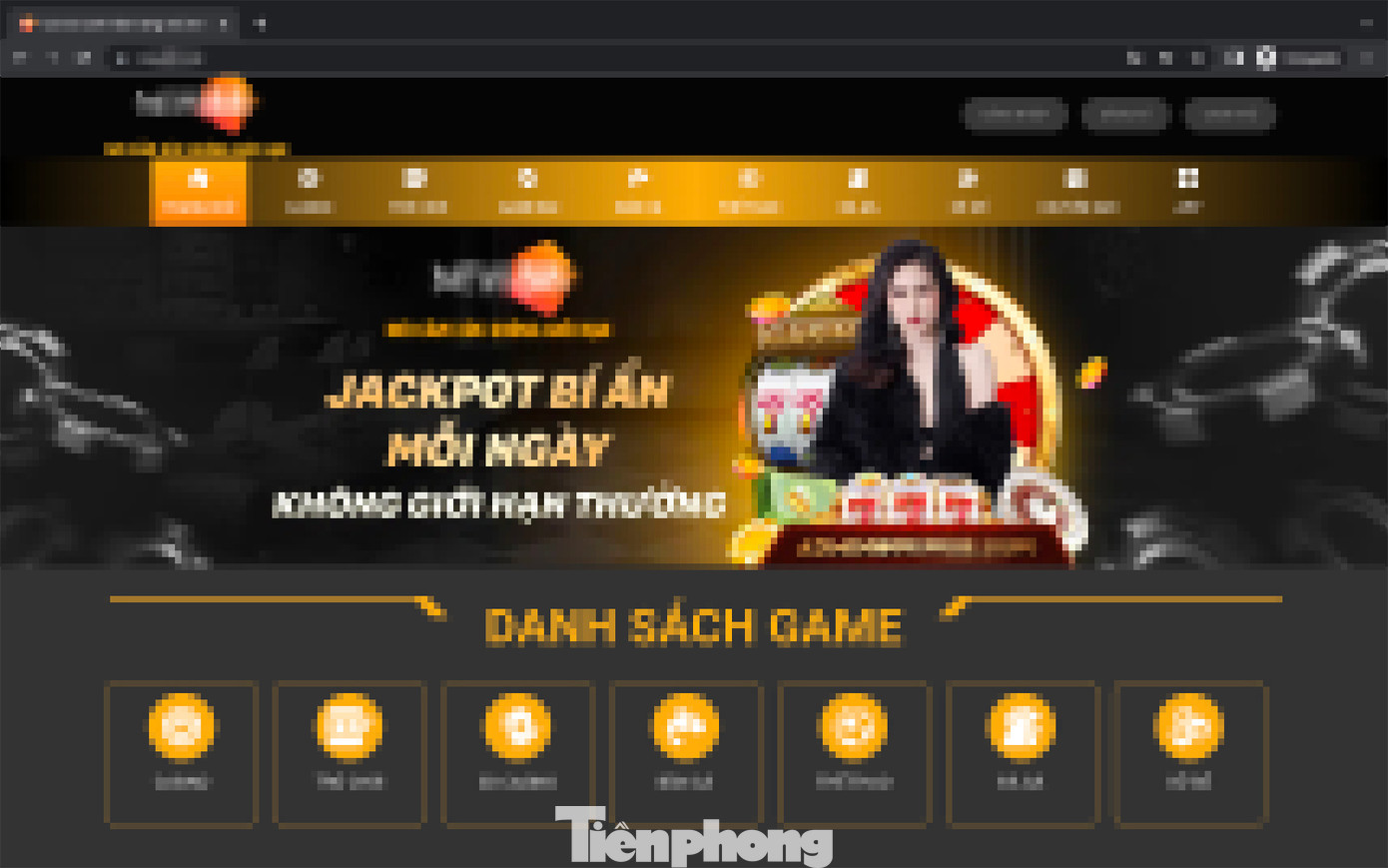 Tìm hiểu theo logo dán trên xe taxi ở Hà Nội, phóng viên tìm được trang web chuyên cá cược trên mạng.