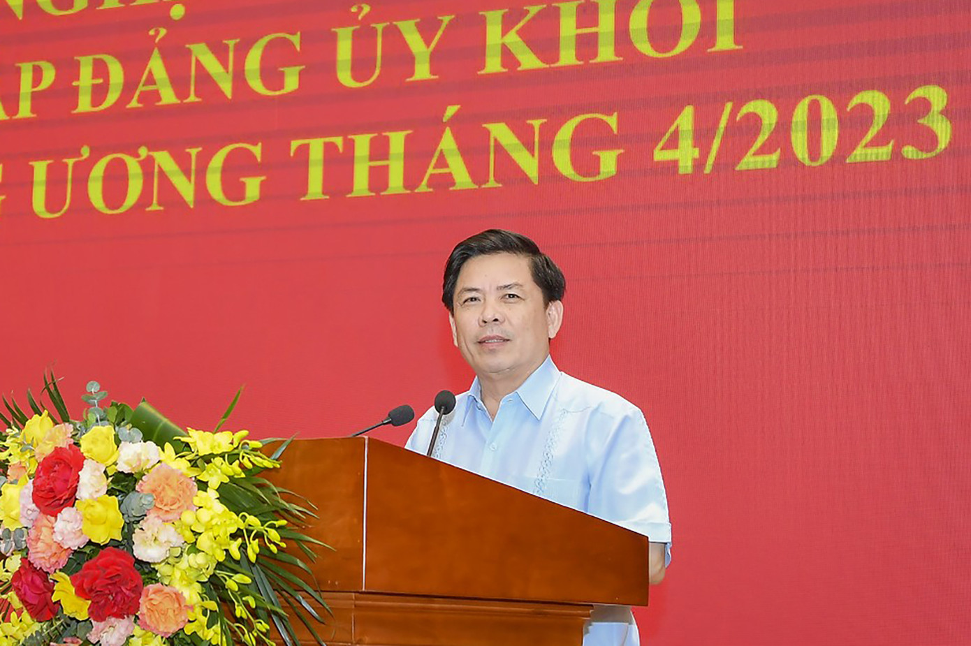 Bí thư Đảng uỷ Khối các cơ quan T.Ư Nguyễn Văn Thể phát biểu tại hội nghị. Ảnh: PV. Bí thư Đảng uỷ Khối các cơ quan T.Ư Nguyễn Văn Thể phát biểu tại hội nghị. Ảnh: PV.