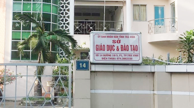 Sở Giáo dục và Đào tạo Trà Vinh.