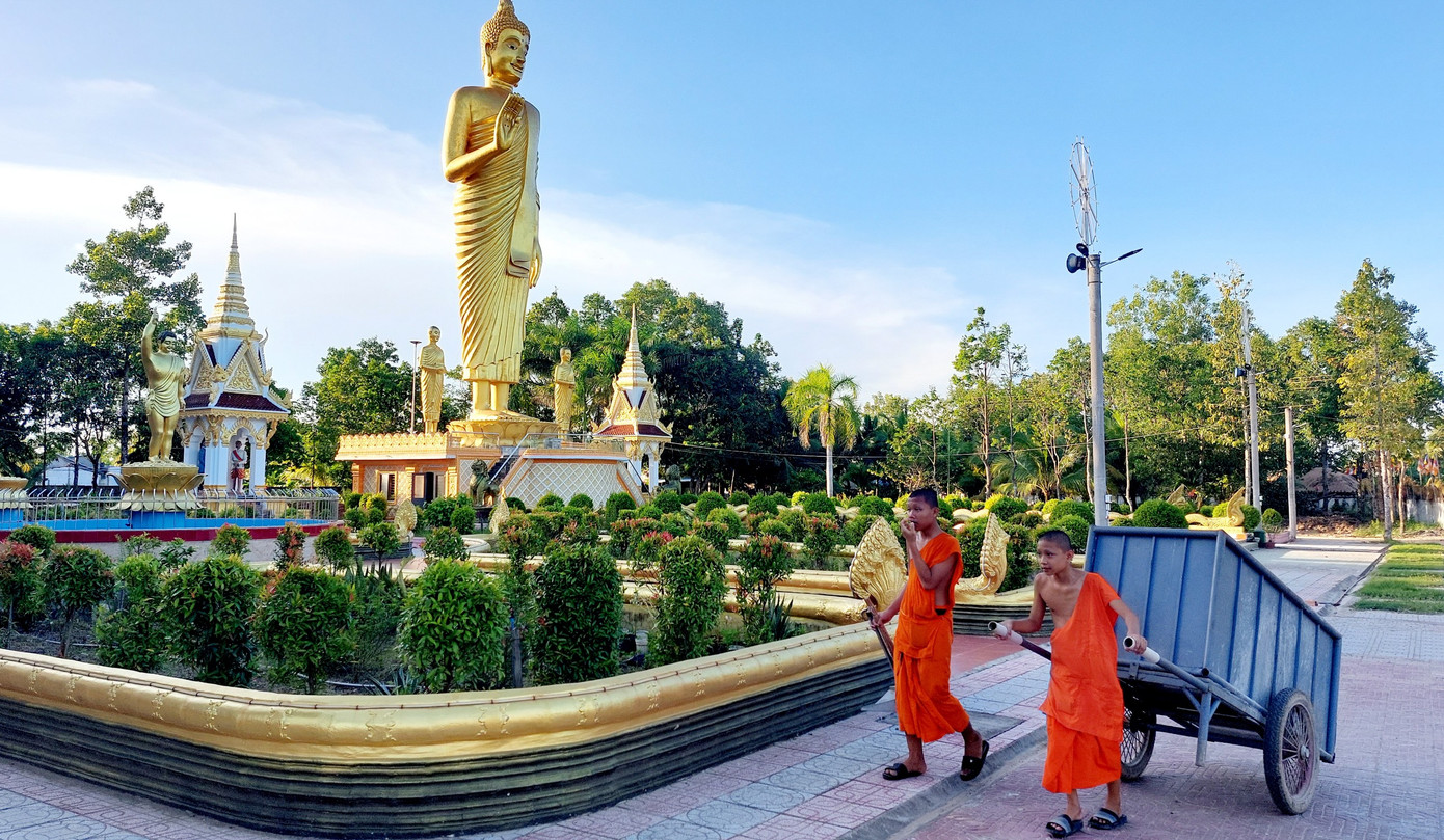 Sóc Trăng có nhiều tiềm năng phát triển du lịch, đặc biệt là du lịch tâm linh, văn hoá, lễ hội. Ảnh: Cao Xuân Lương.