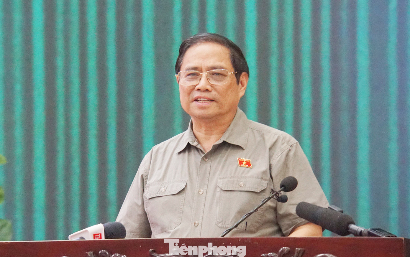 Thủ tướng Chính phủ Phạm Minh Chính phát biểu tại hội nghị. Ảnh: Hoà Hội. Thủ tướng Chính phủ Phạm Minh Chính phát biểu tại hội nghị. Ảnh: Hoà Hội.