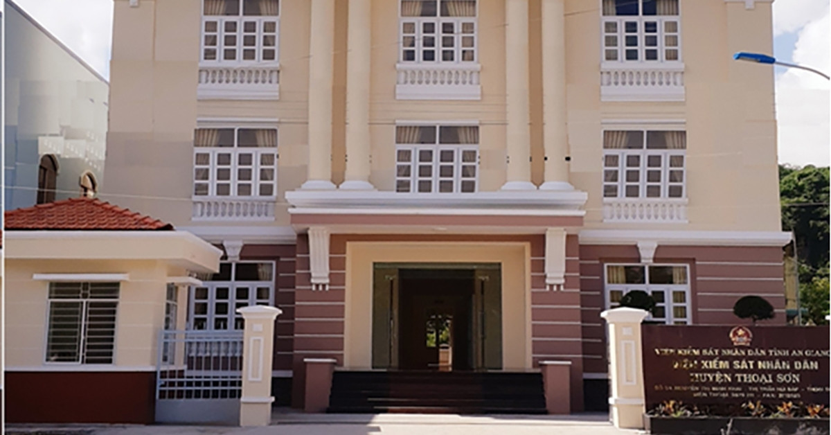 Viện Kiểm sát nhân dân huyện Thoại Sơn. Ảnh: PV Viện Kiểm sát nhân dân huyện Thoại Sơn. Ảnh: PV