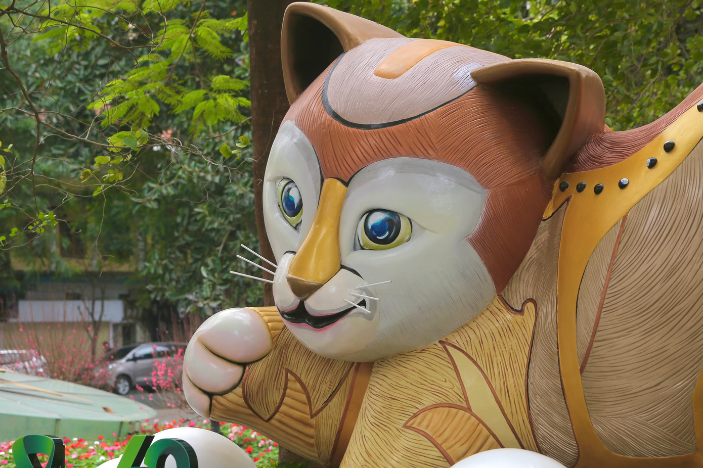 Miệng của mèo cũng không được đẹp theo nhận xét của cộng đồng mạng. Ảnh: Duy Phạm