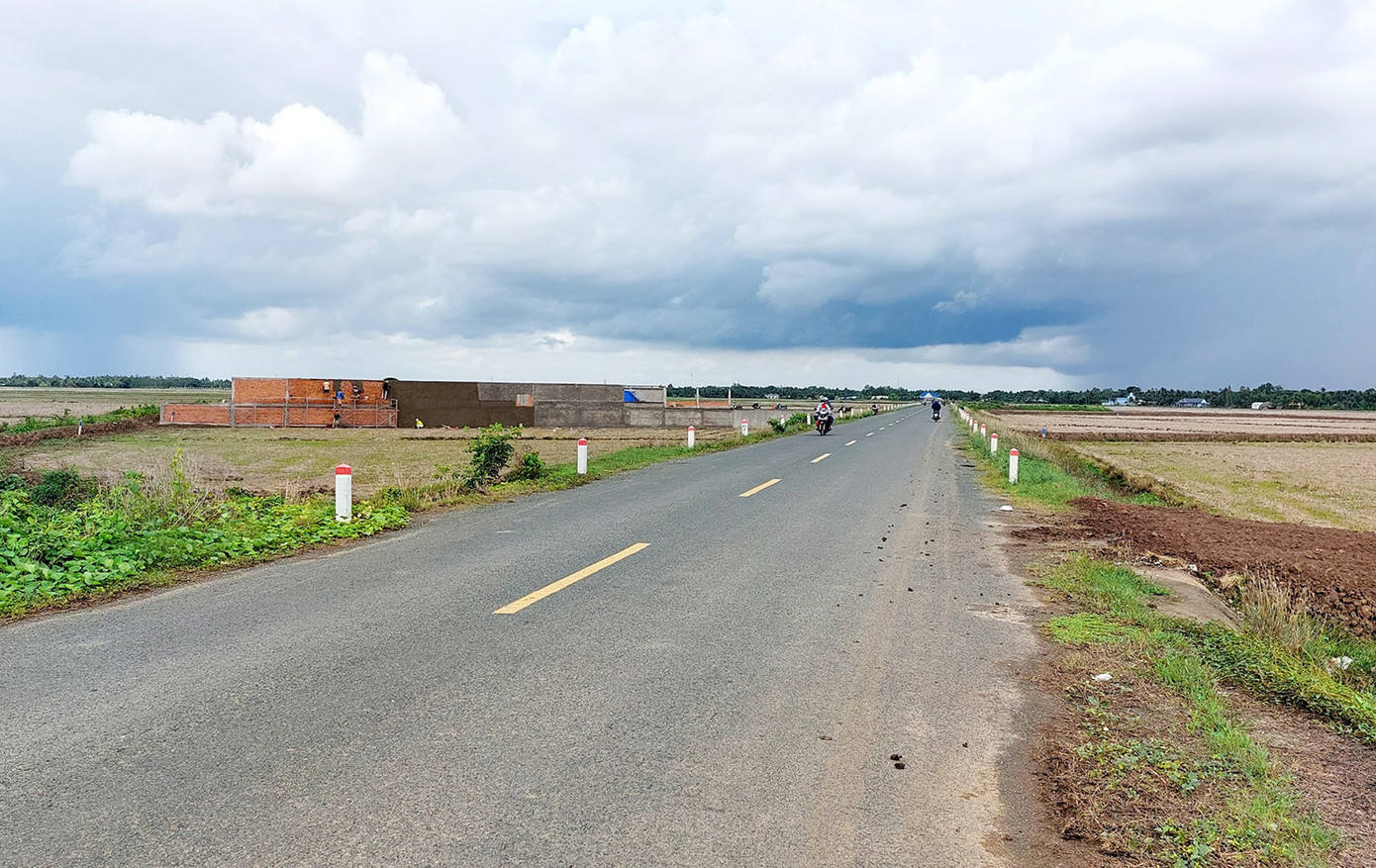 Đường 934B. Ảnh: PV. Đường 934B. Ảnh: PV.