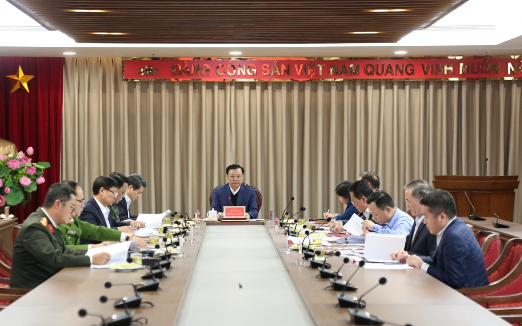 Một phiên họp của Ban chỉ đạo phòng, chống tham nhũng, tiêu cực thành phố Hà Nội. Ảnh: PV Một phiên họp của Ban chỉ đạo phòng, chống tham nhũng, tiêu cực thành phố Hà Nội. Ảnh: PV