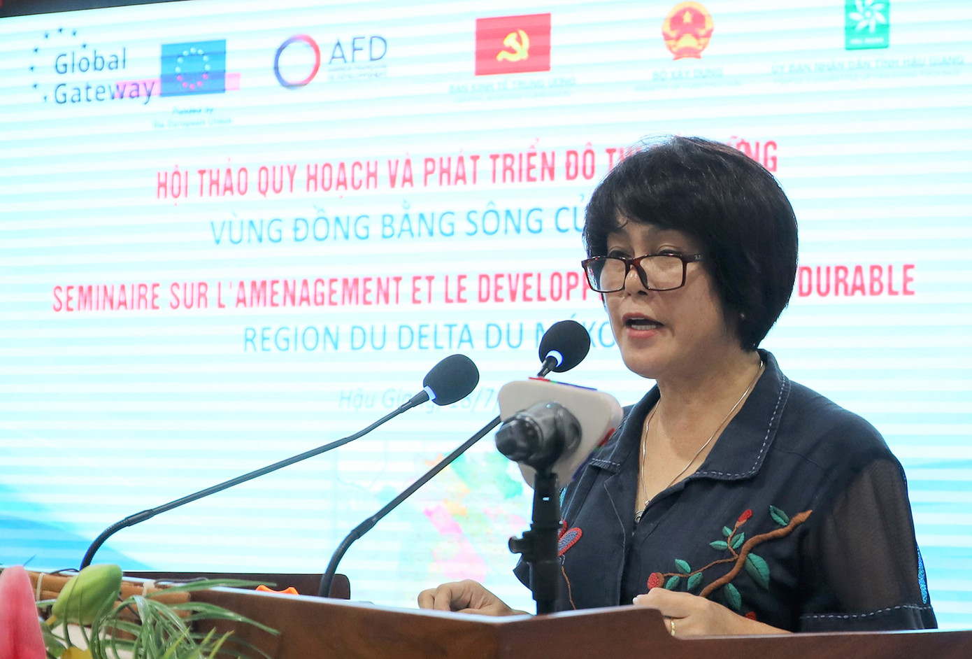 Bà Trần Thị Lan Anh, Phó Cục trưởng Cục Phát triển đô thị (Bộ Xây dựng). Ảnh: PV.