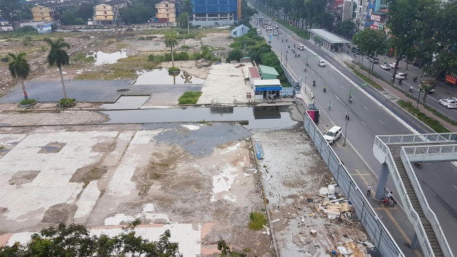 Dự án tại 148 Giảng Võ nhiều năm chưa triển khai. Ảnh: PV.