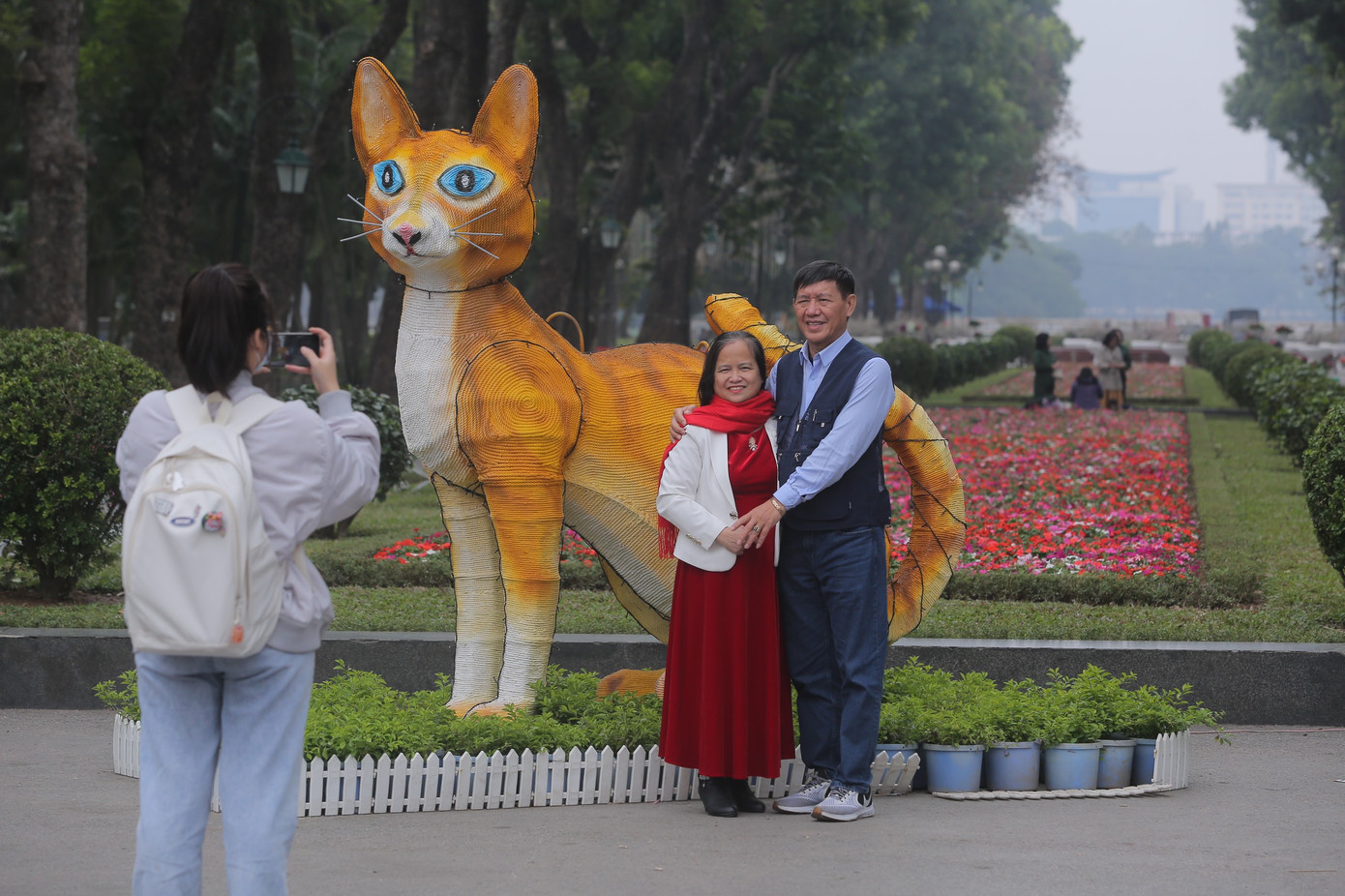 Dù thế, mô hình này nhận được nhiều sự quan tâm của người dân Thủ đô và du khách, đặc biệt trên mạng xã hội. Ảnh: Duy Phạm