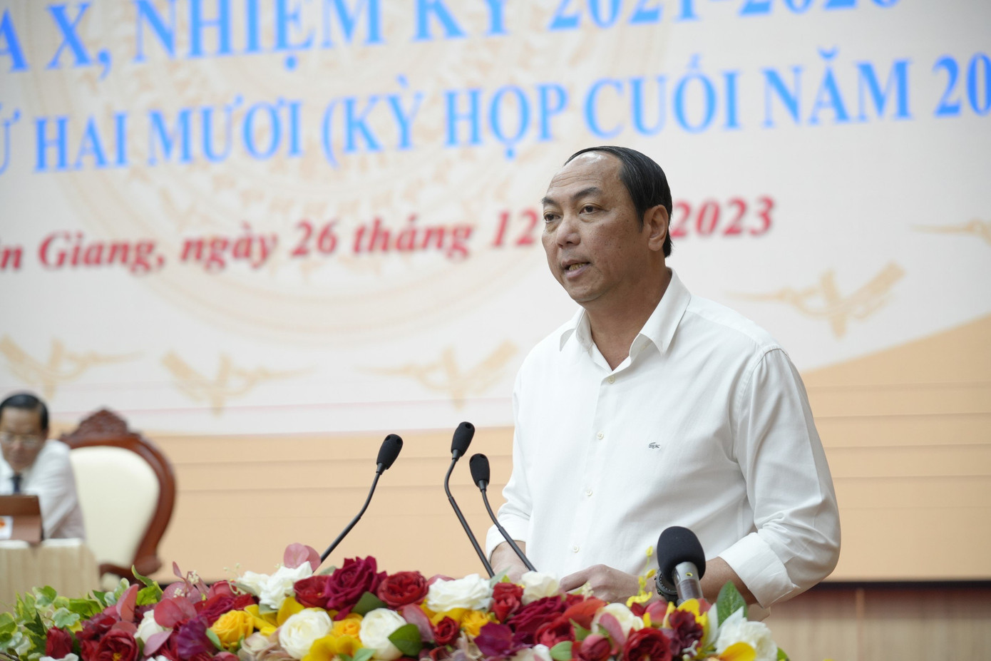 Chủ tịch UBND tỉnh Kiên Giang Lâm Minh Thành. Chủ tịch UBND tỉnh Kiên Giang Lâm Minh Thành.