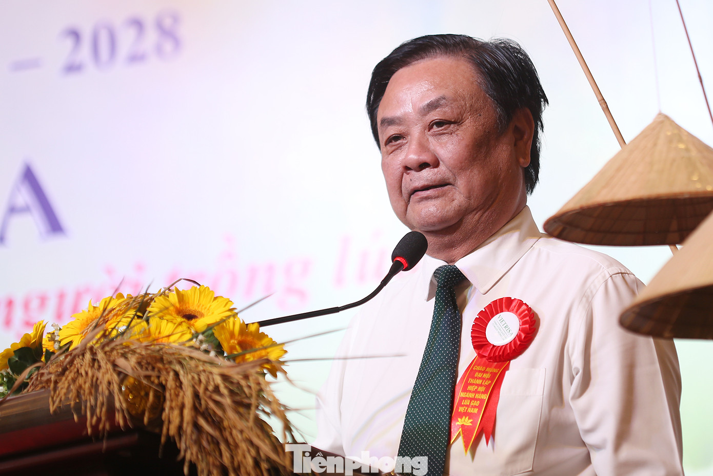 Bộ trưởng Bộ NN&amp;PTNT Lê Minh Hoan phát biểu tại sự kiện. Ảnh: Trường Phong.