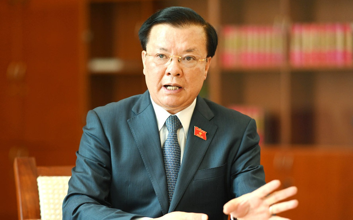 Bí thư Thành uỷ Hà Nội Đinh Tiến Dũng. Ảnh: PV.