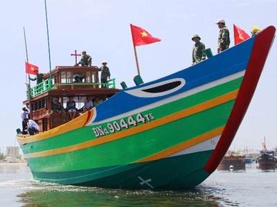 Tàu cá công suất lớn tại Đà Nẵng 