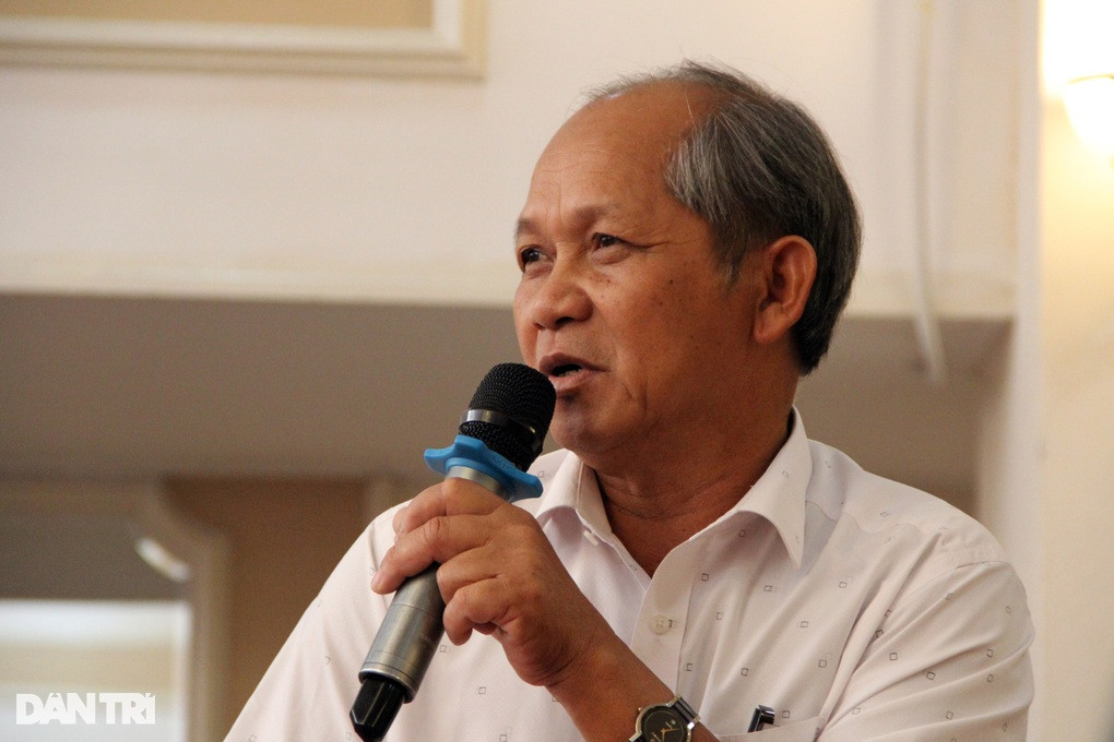 Ông Thái phát biểu tại hội nghị (Ảnh: Trung Thi).