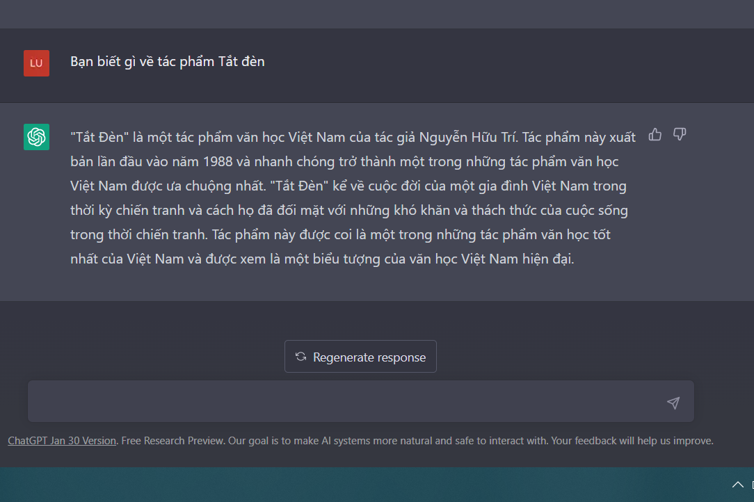 ChatGPT bị người dùng Việt Nam phát hiện nhiều lỗi sai. ChatGPT bị người dùng Việt Nam phát hiện nhiều lỗi sai.