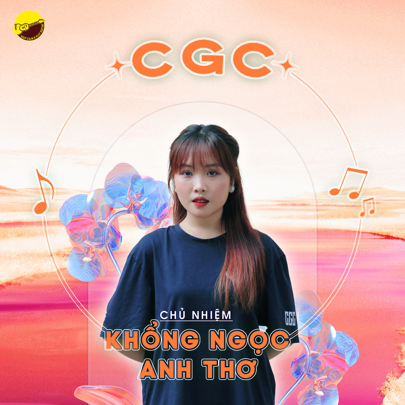 Khổng Ngọc Anh Thơ - Chủ nhiệm CLB Guitar trường Đại học Thương Mại (CGC)