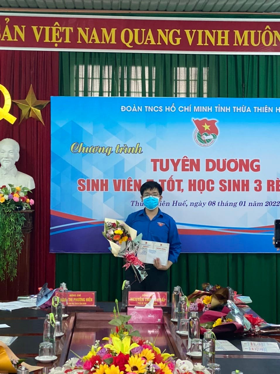 2 năm liền đạt danh hiệu Sinh viên 5 Tốt cấp Tỉnh Thừa Thiên Huế năm 2019- 2020 và năm 2020-2021.