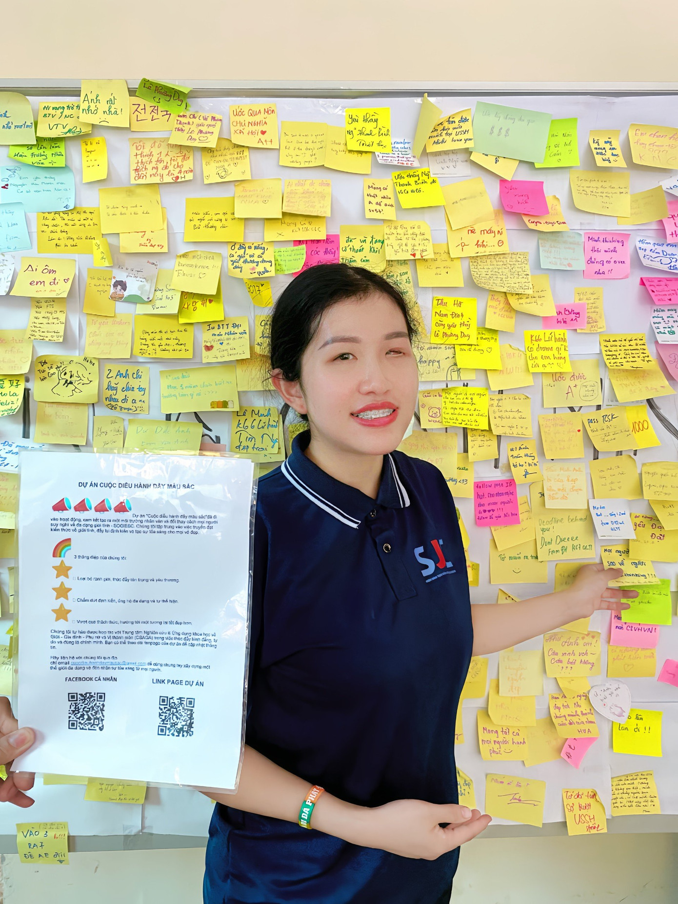 Hải Anh với dự án “Cuộc diễu hành đầy màu sắc”.