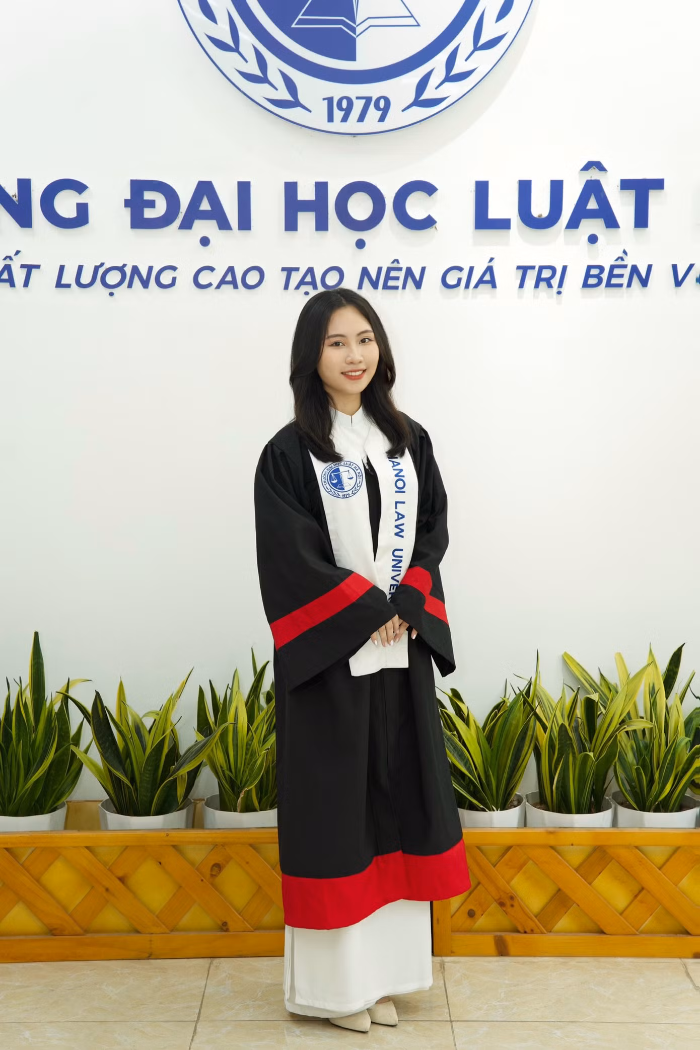 Vũ Thùy Dương - tân cử nhân ngành Luật, Trường Đại học Luật Hà Nội.