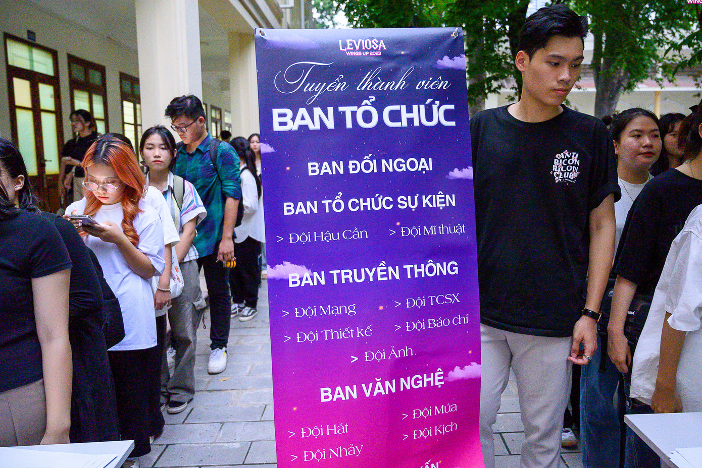 CLB, đội nhóm tại các trường đại học rất đa dạng. (Ảnh: Công Huân)