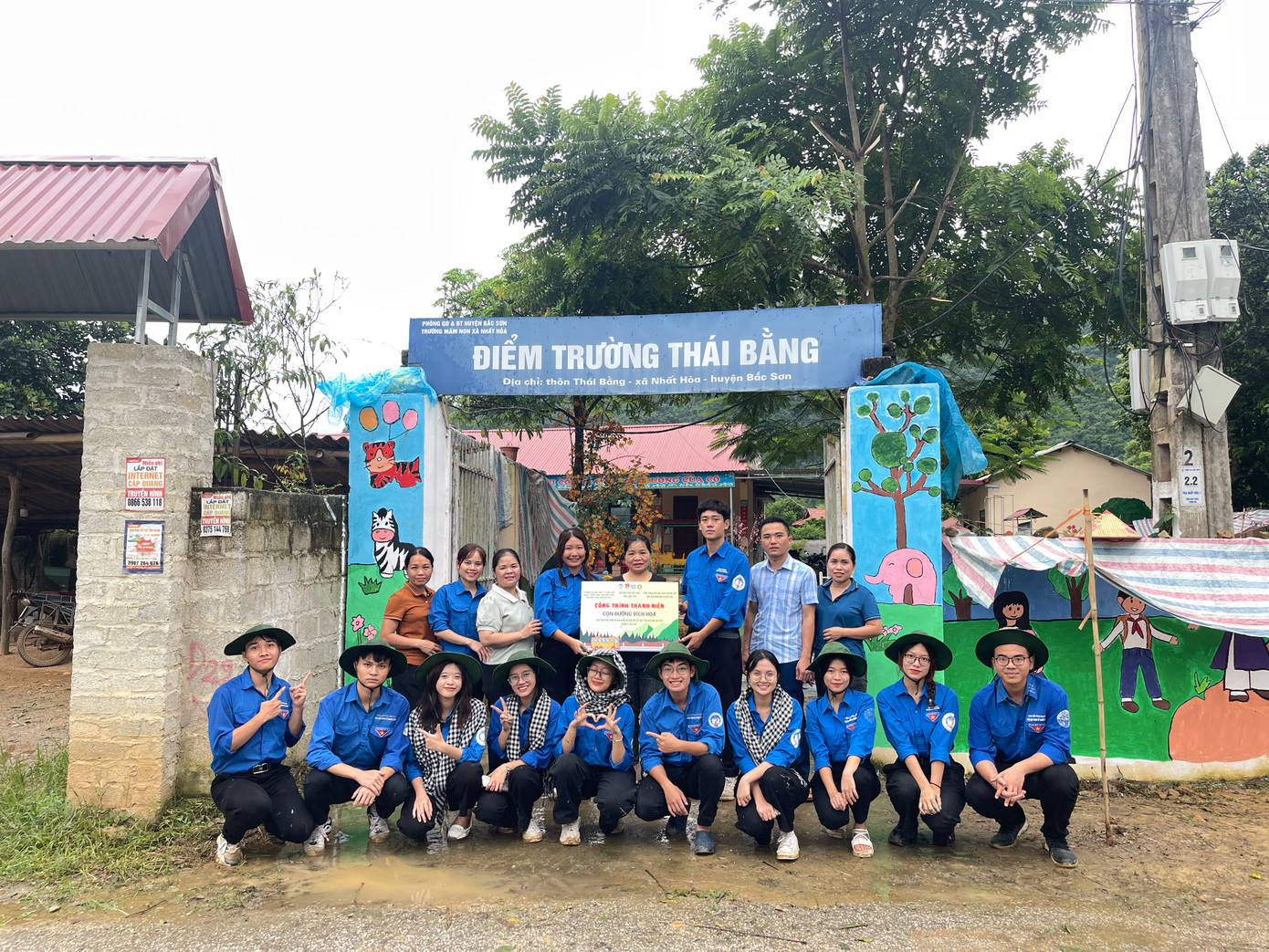 Công trình “Con đường bích họa”.