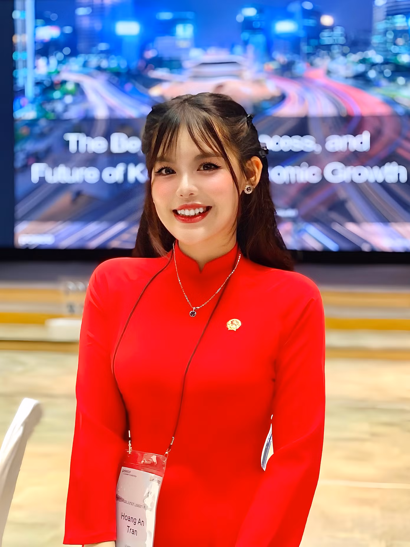 Hoàng An là Đại diện Việt Nam tại Diễn đàn Thanh niên châu Á 2023.