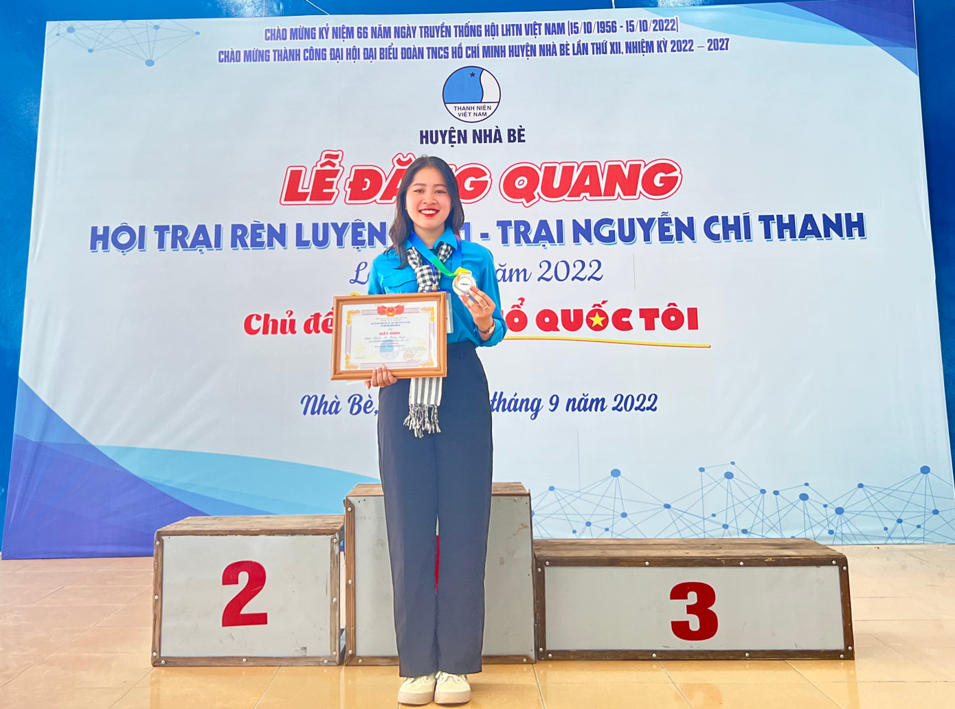 Nguyễn Thị Phương Huyền - Chủ tịch HSV Trường Đại học Công nghệ Sài Gòn.
