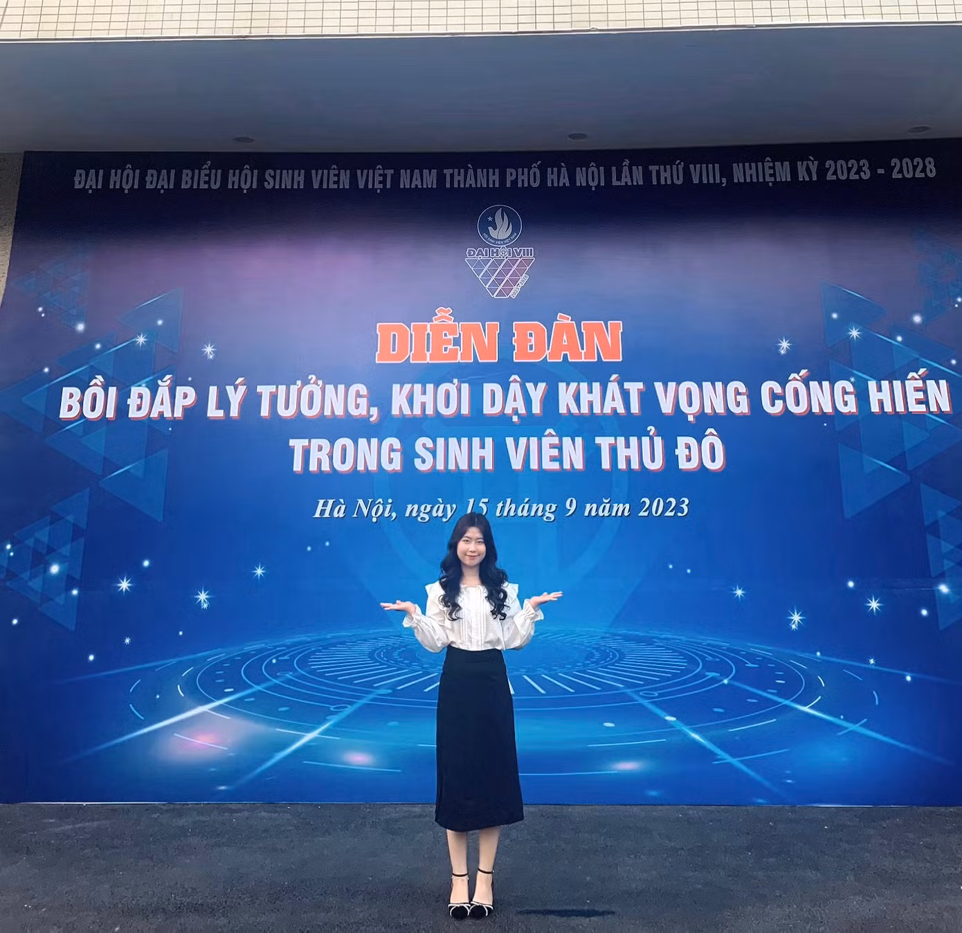 Phương Thảo tham dự diễn đàn Bồi đắp lý tưởng, khơi dậy khát vọng cống hiến trong sinh viên thủ đô.
