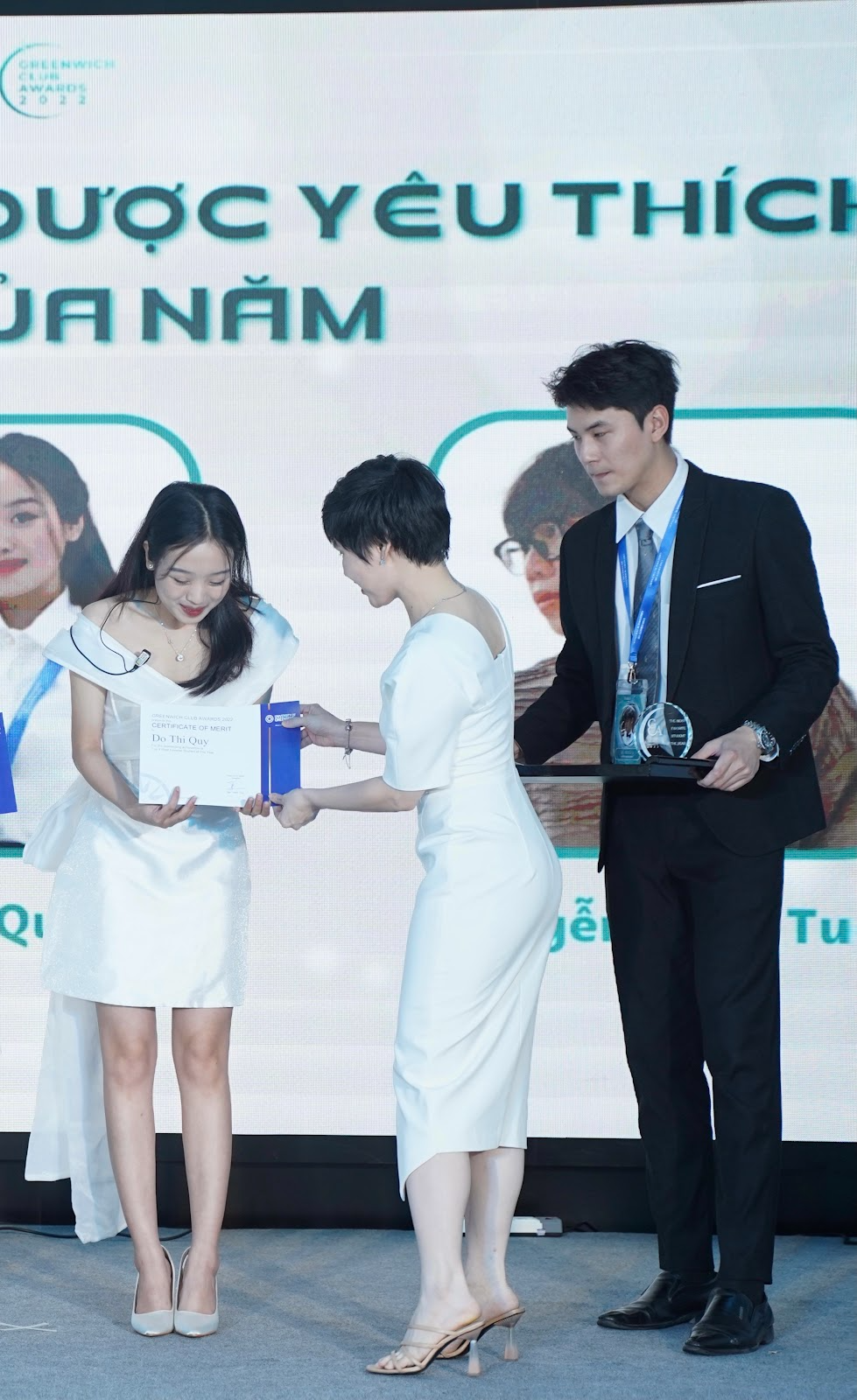 Luôn là cái tên được nhắc đến trong lễ vinh danh tại Greenwich Việt Nam. (Hình ảnh tại Lễ trao giải Greenwich Club Awards)