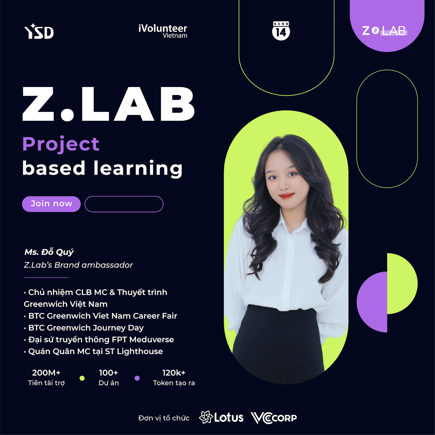 Luôn khát khao được lan tỏa giá trị tốt đẹp đến các bạn sinh viên, cô sinh viên là Đại sứ truyền thông cho rất nhiều dự án vì sinh viên.