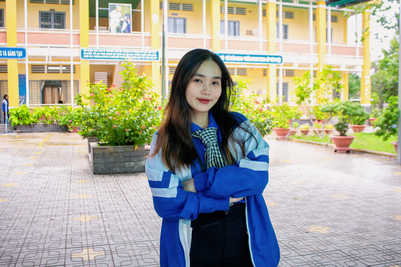 Trần Nguyễn Quế Trân - Chủ tịch Hội Sinh viên Việt Nam Trường ĐH Luật TP. Hồ Chí Minh.