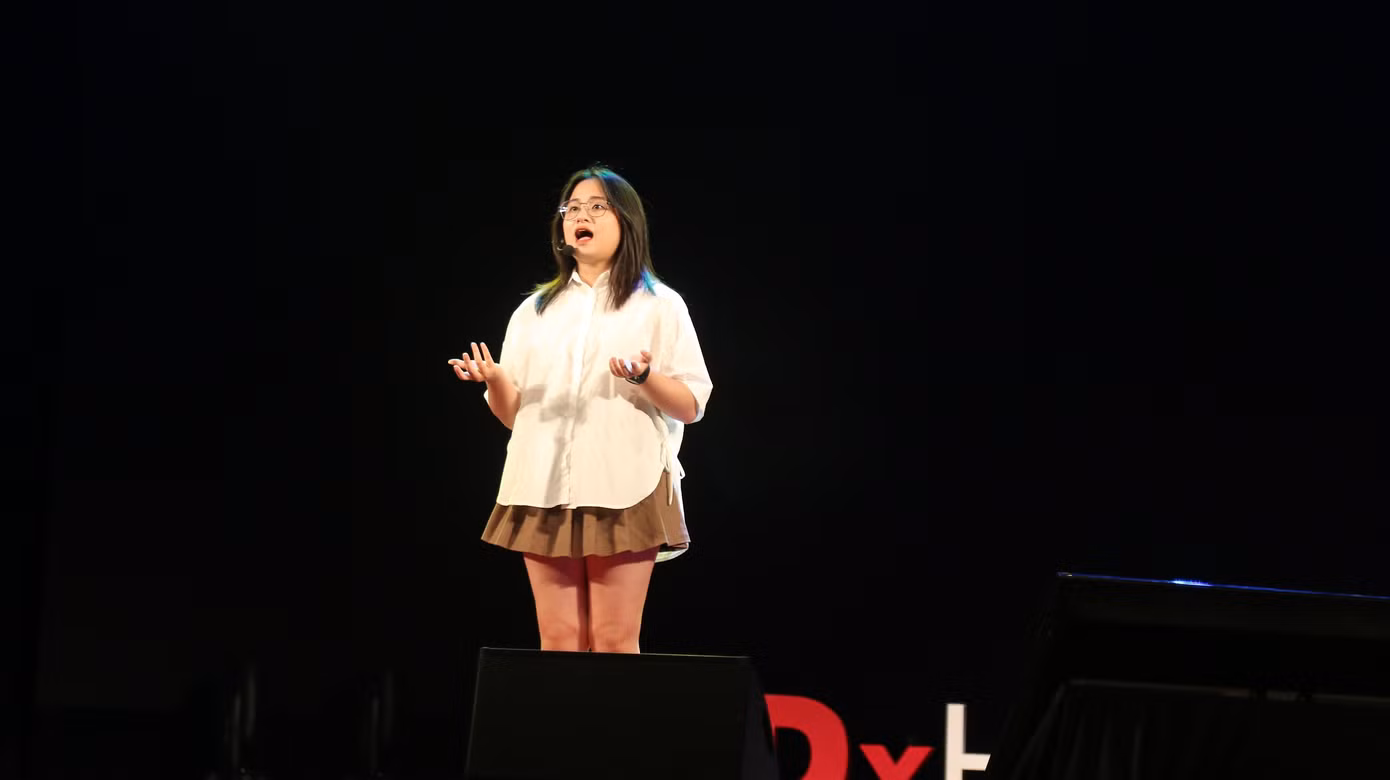 Tâm Anh trở thành diễn giả tại TEDx Hanoi Youth Audition. Tâm Anh trở thành diễn giả tại TEDx Hanoi Youth Audition.