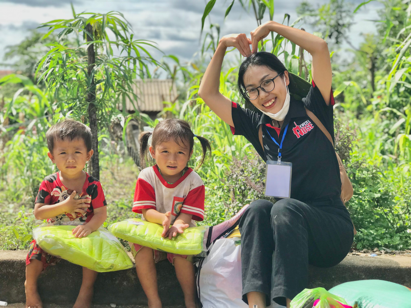 Hòa năng nổ trong các dự án cộng đồng.