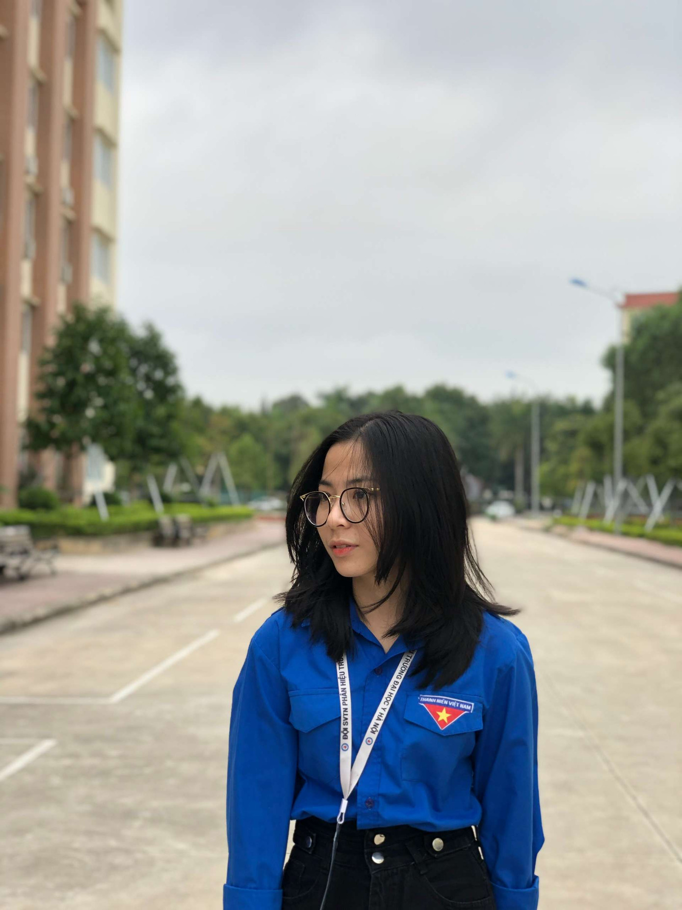 Đỗ Thị Nguyên - sinh viên năm 4 trường Đại học Y, Phân hiệu Thanh Hóa.