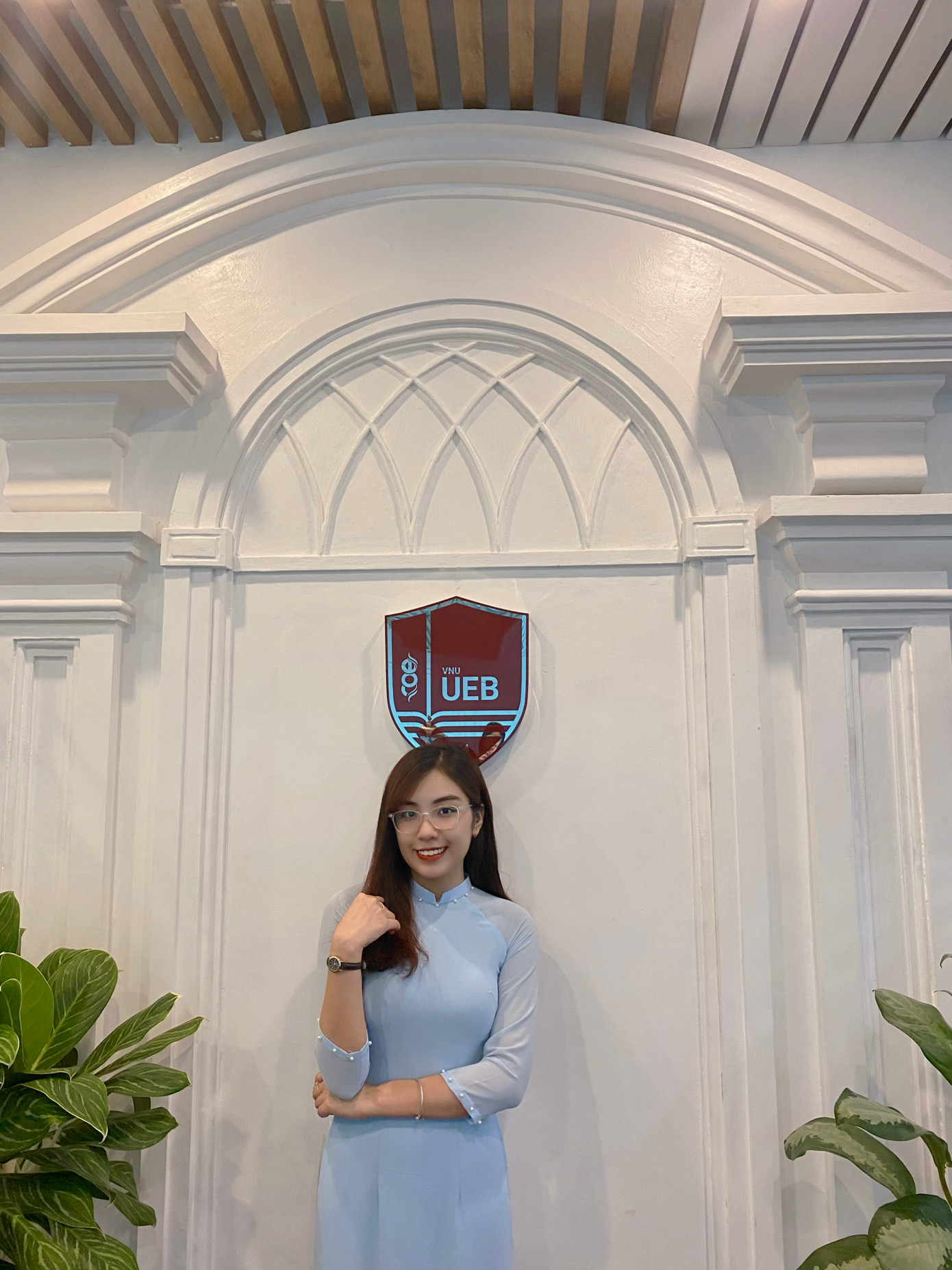 Trần Phương Mai, sinh viên năm 3 chuyên ngành Kinh tế và kinh doanh quốc tế, Trường Đại học Kinh tế - ĐHQGHN.